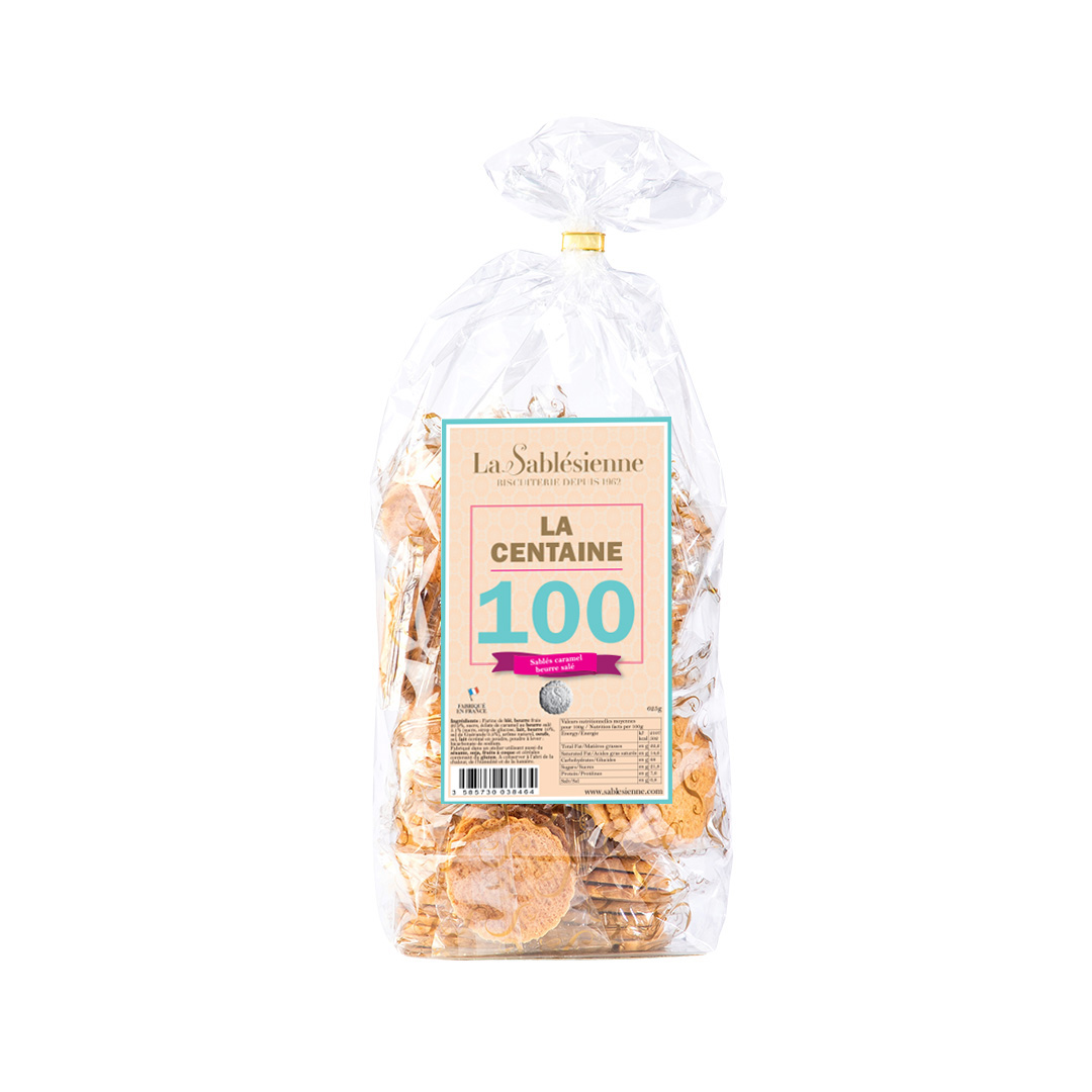 Biscuits sablés aux pépites de caramel - sachet 625g