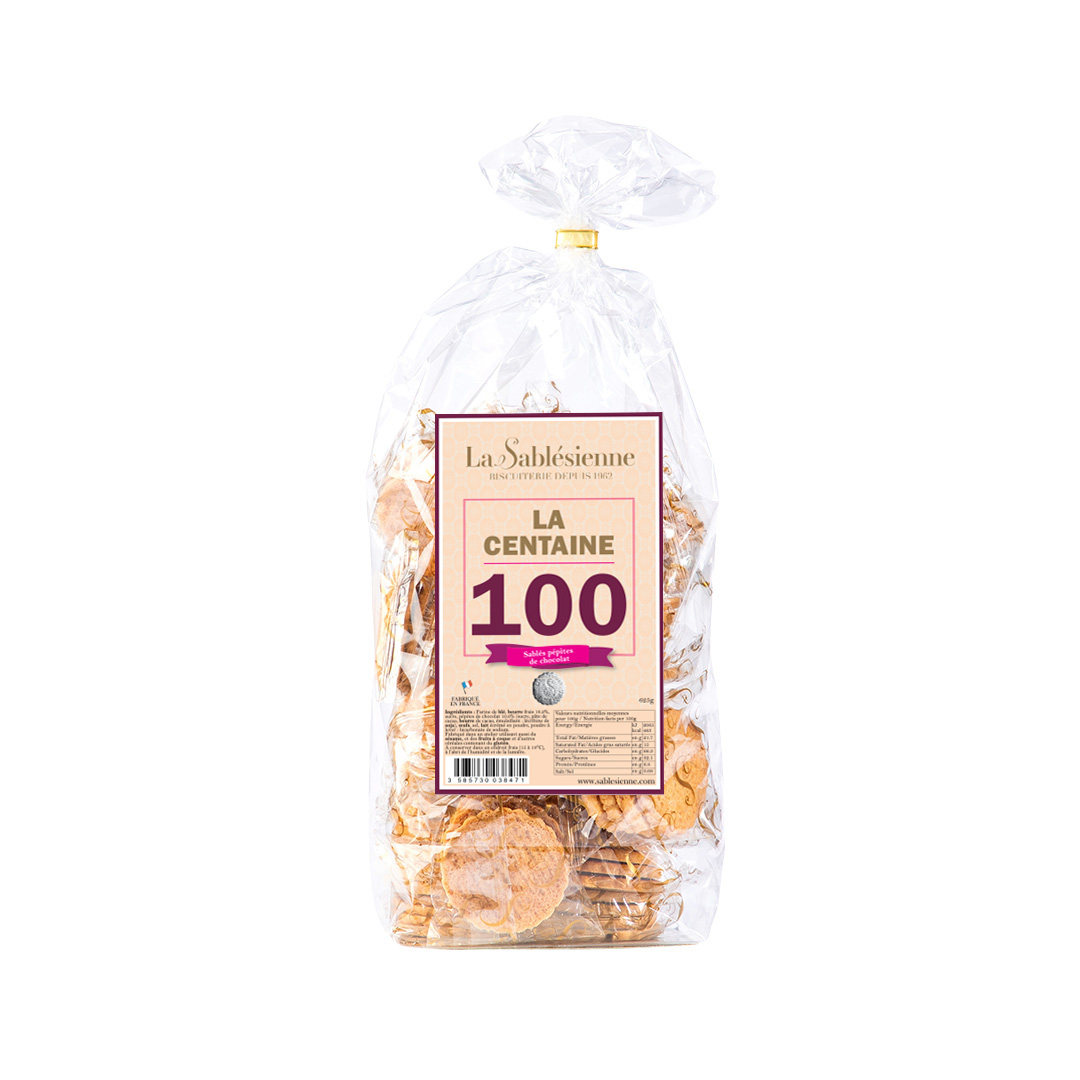 Biscuits sablés aux pépites de chocolat - sachet 625g