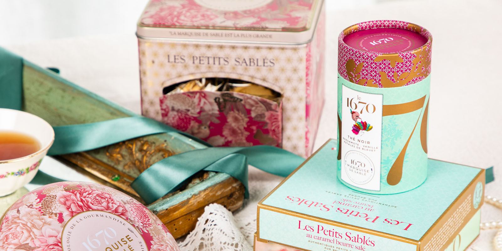 Thé Noir Bergamote, Vanille et Pétales de Bleuets - Collection 1670 - Etui 50g