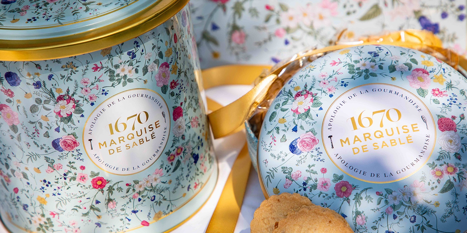 Cookies assortment, plain butter and all chocolate - "Wild bouquet" 250g  bucket tin