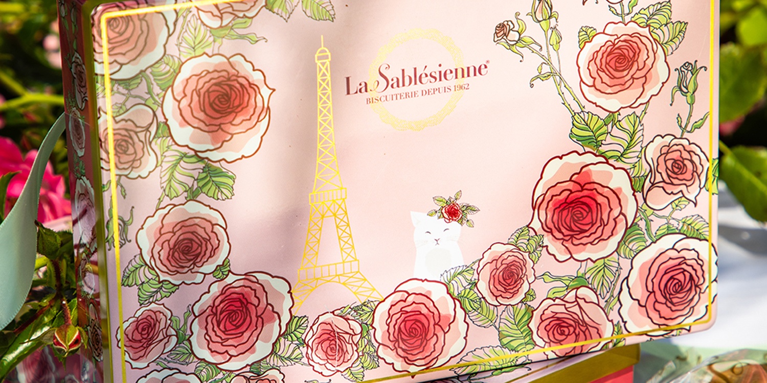 Plain butter cookies - "A morning in Paris" 150g tin