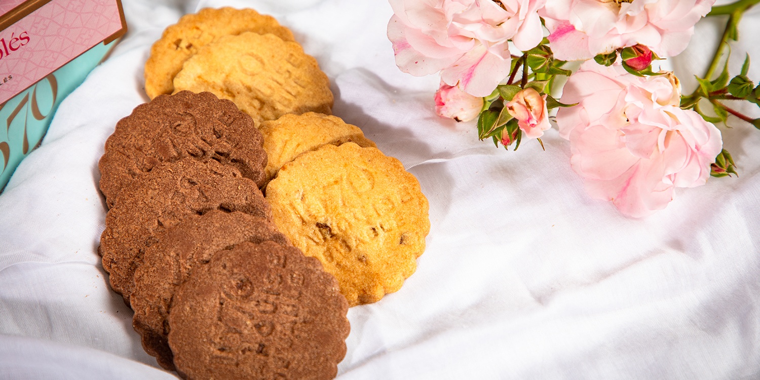 Raspberry chips cookies - 100g box