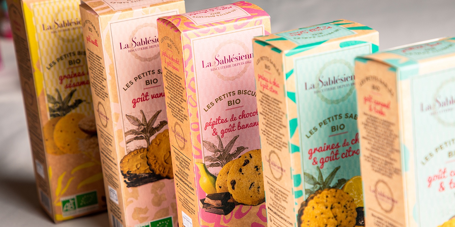 Biscuits sablés vanille bio & vegan - étui 110g 