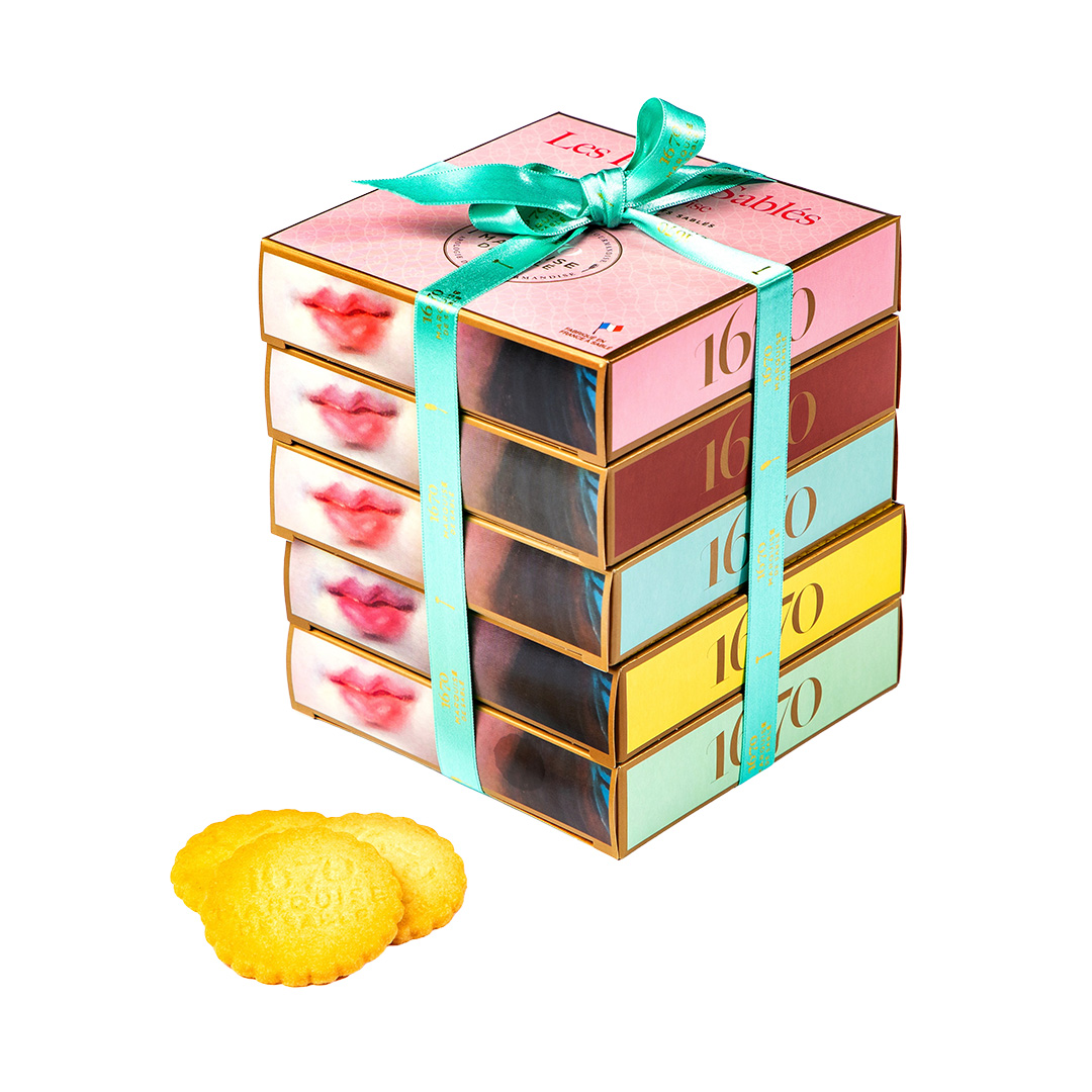 Assortiment de Sablés 5 saveurs - Collection 1670 Marquise de Sablé 