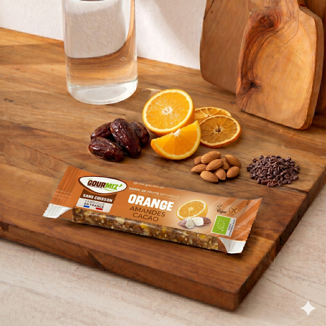 Orange – Amande – Cacao cru