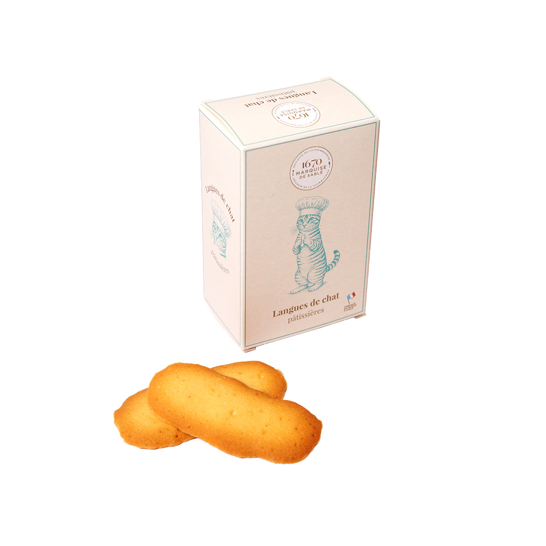 Langues de chat - étui de 40g
