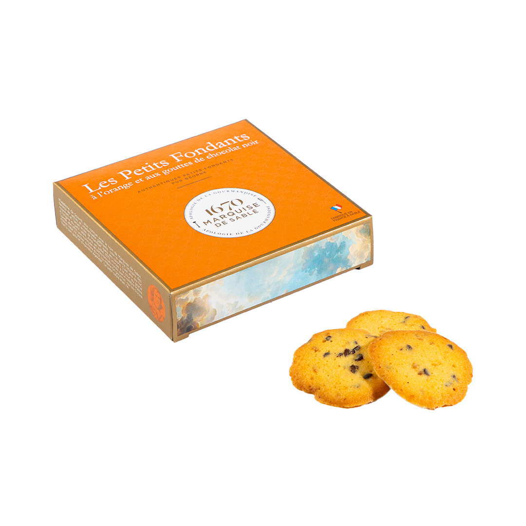 Biscuits fondants orange et chocolat - étui 80g