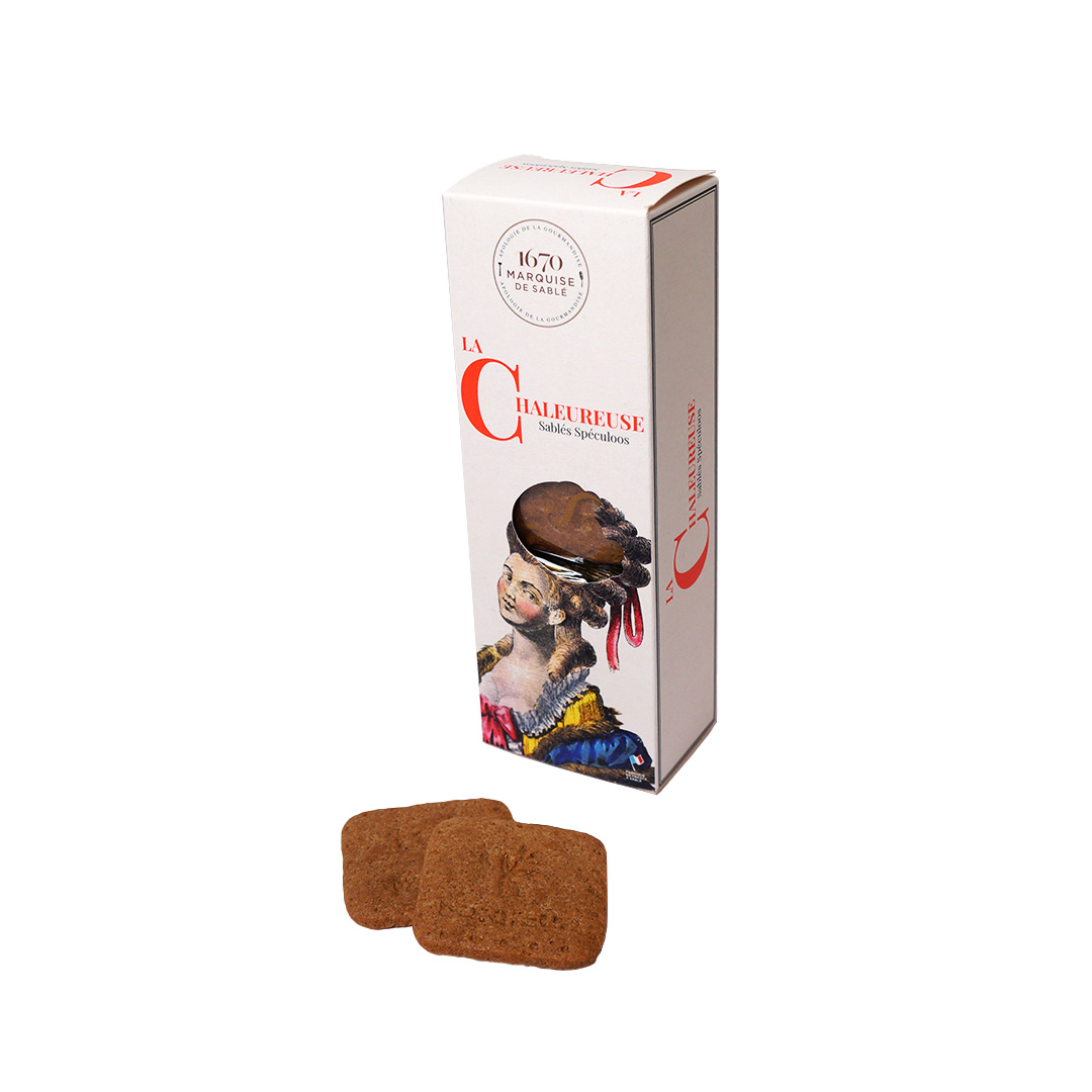 Biscuits sablés spéculoos - étui "La Chaleureuse" 125g