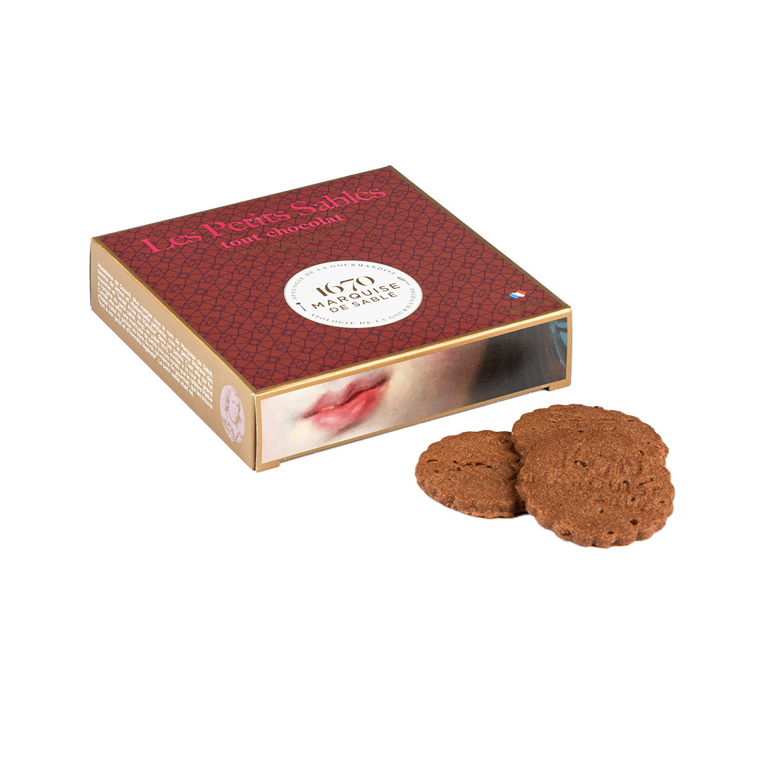 Biscuits sablés tout chocolat - étui 100g