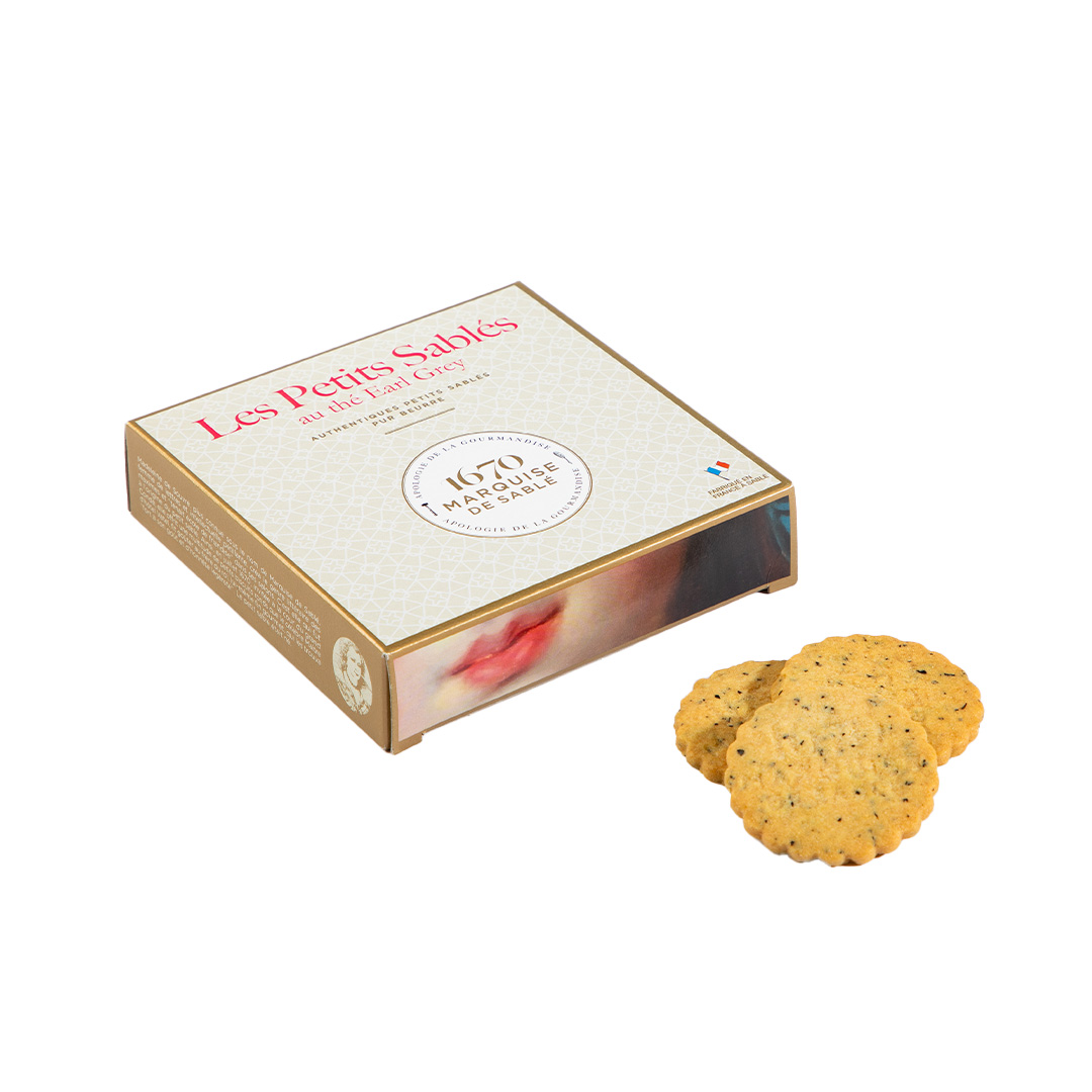 Biscuits sablés thé bergamote - étui 100g