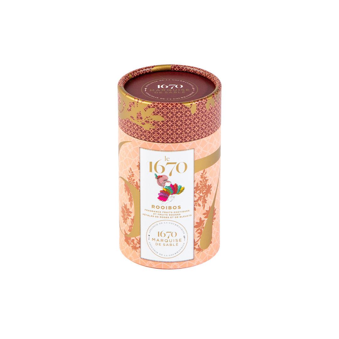 Rooibos fruits exotiques et fruits rouges, pétales de roses et de bleuets - Collection 1670 50g