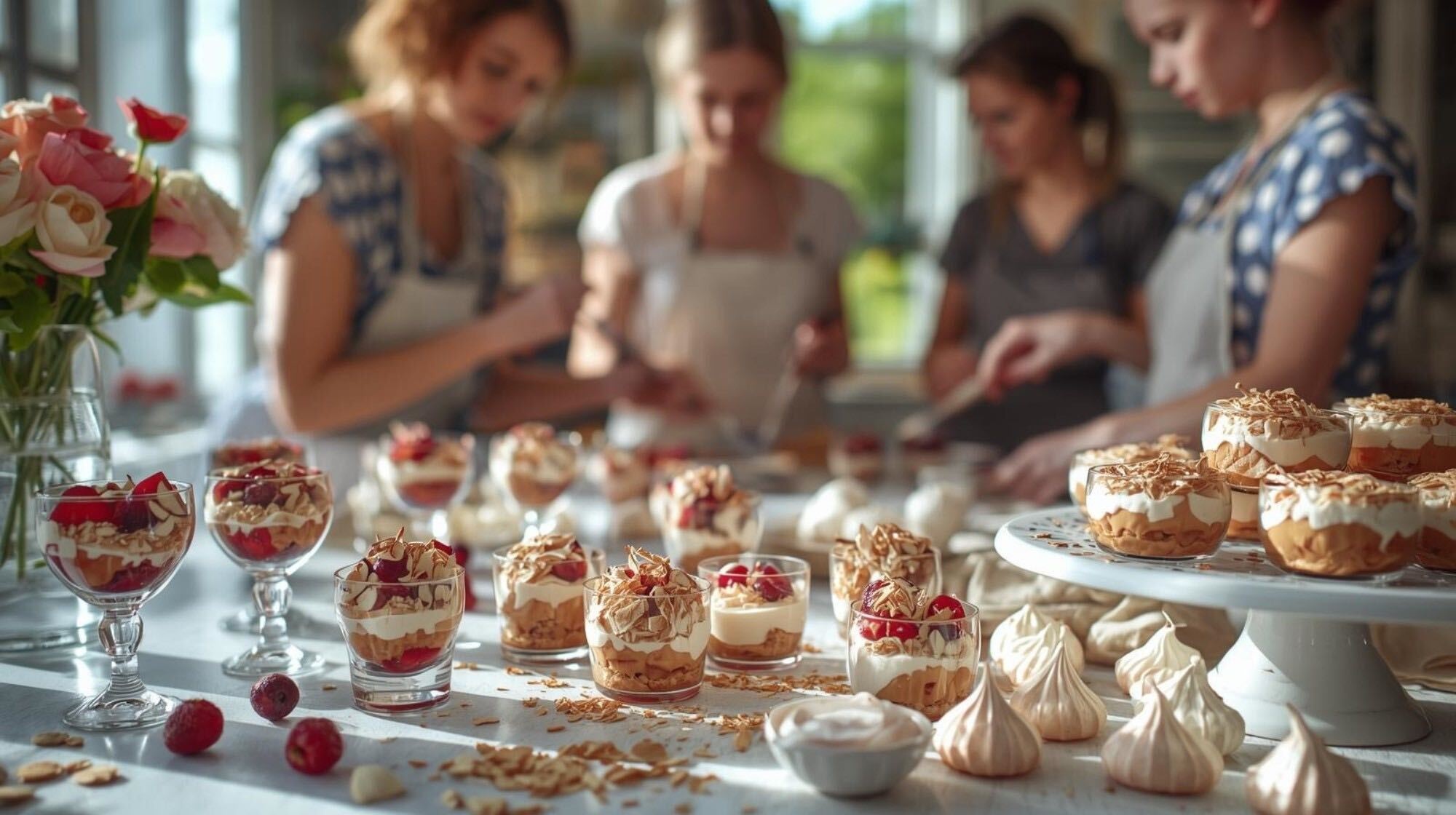Verrines à la Framboise