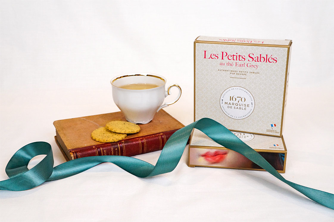 Shortbread cookies Tea bergamot - 100g box