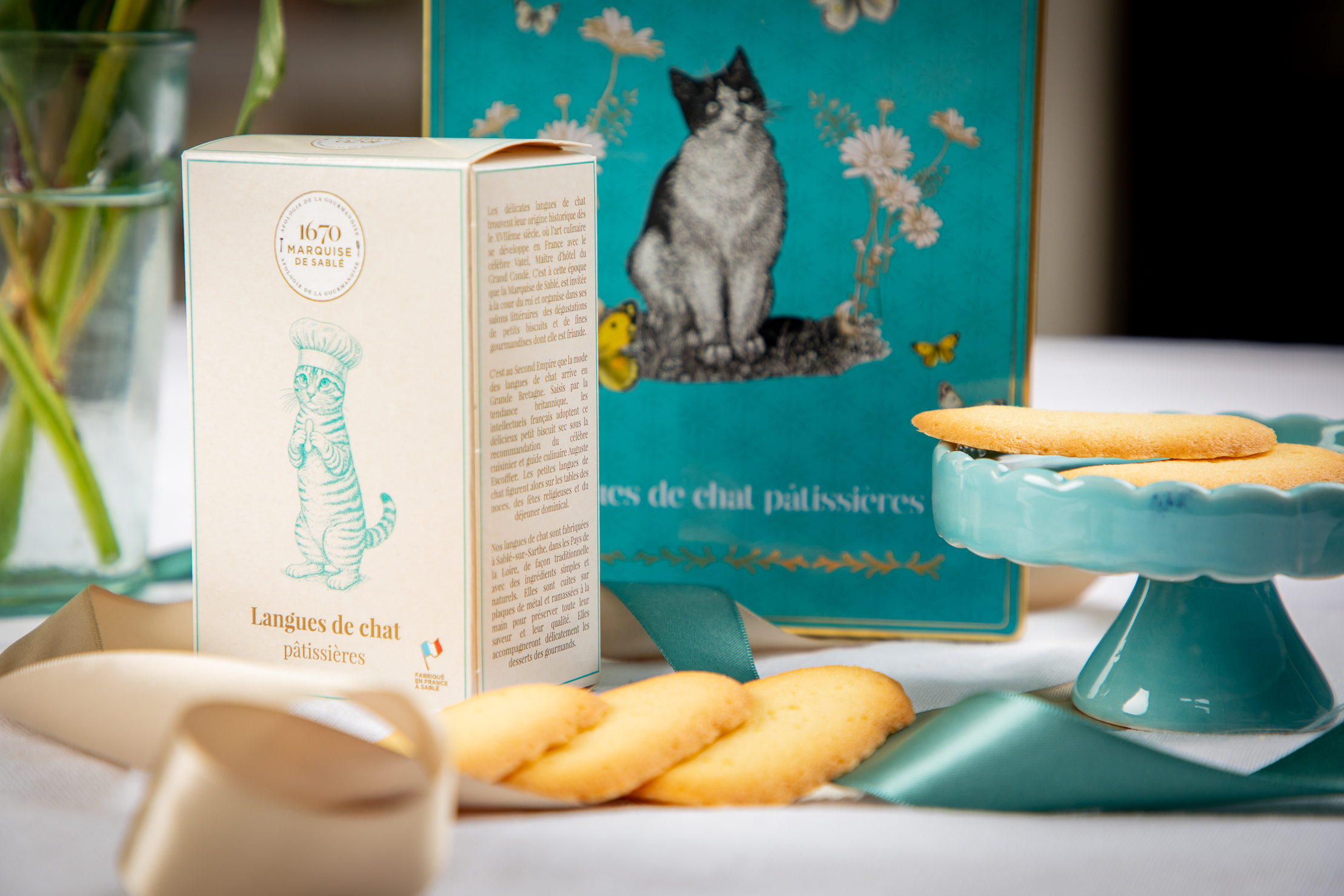 Langues de chat - étui de 40g