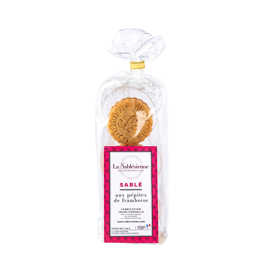 Raspberry chips cookies - 125g bag