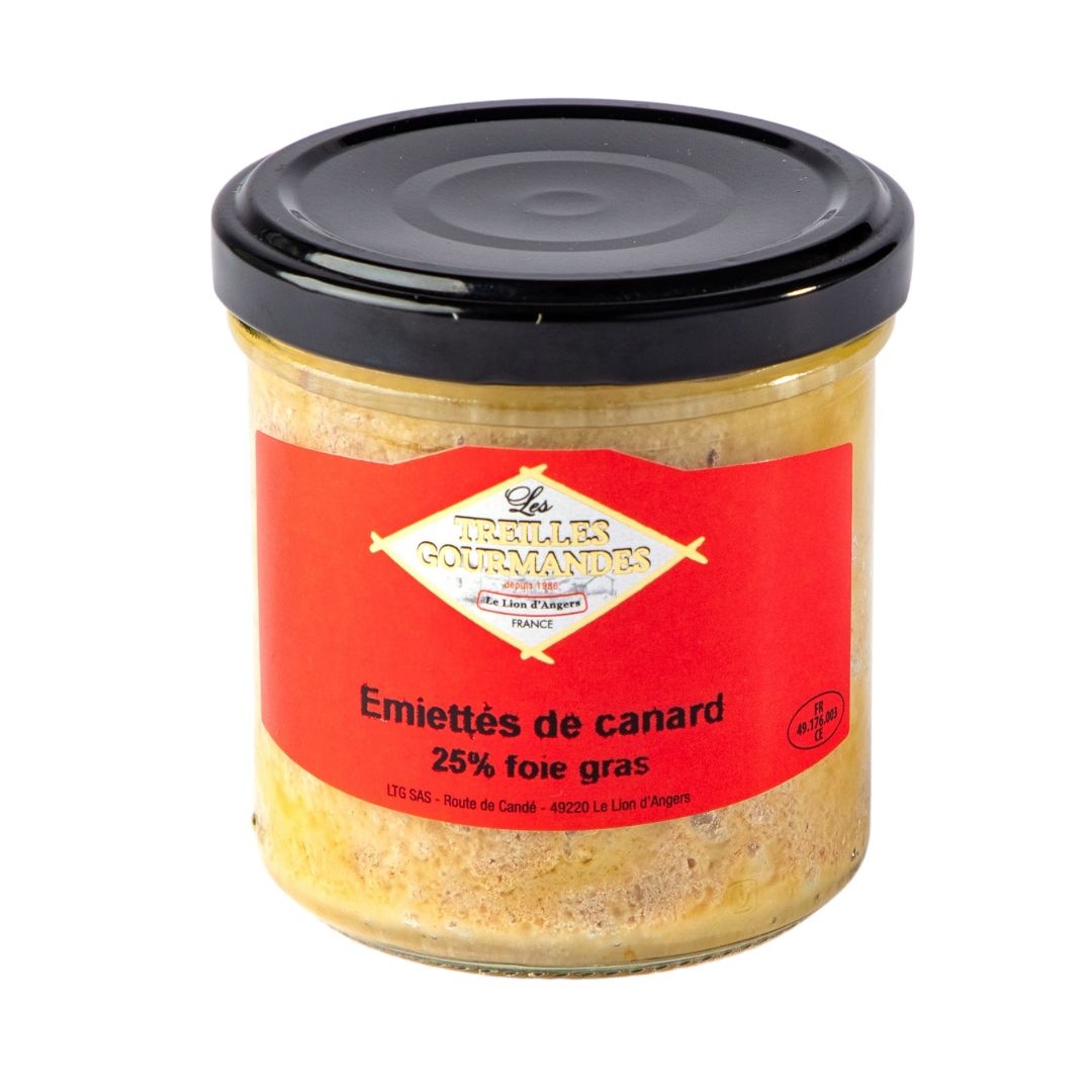 Crumbled duck with foie gras - 90g