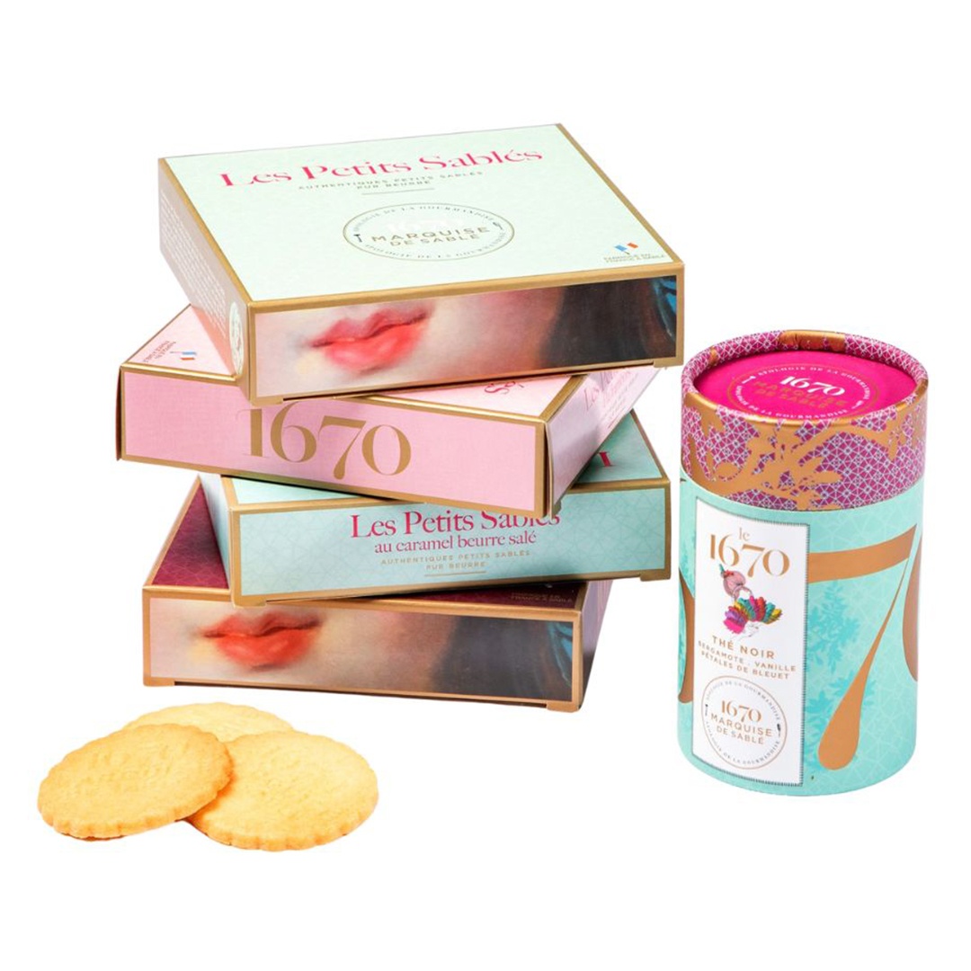 Assortiment "Petits Sablés et Thé noir Bergamote"