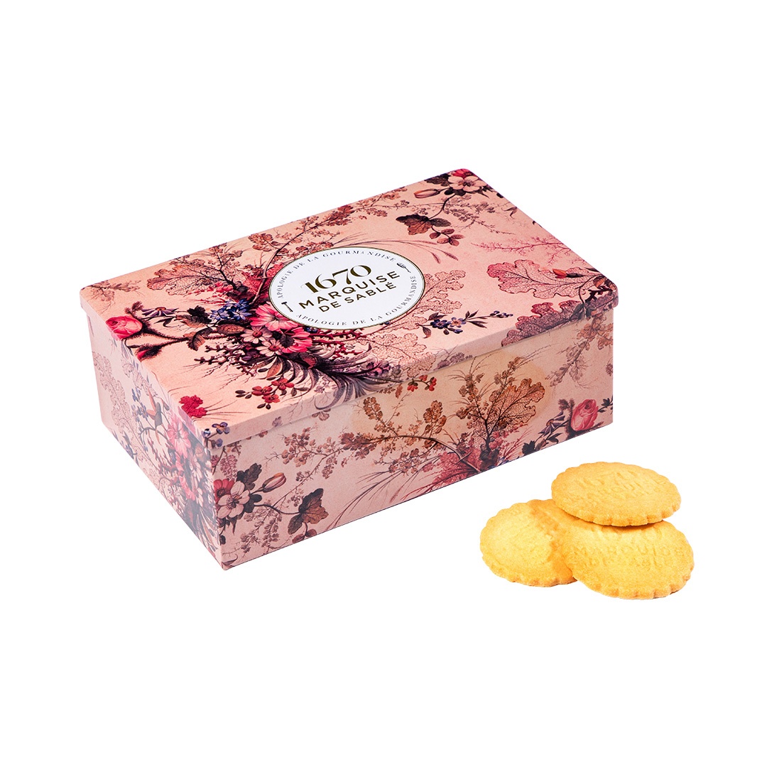 Cookies assortment, plain butter, caramel chips, chocolate chips - "Dream in the undergrowth" 300g tin