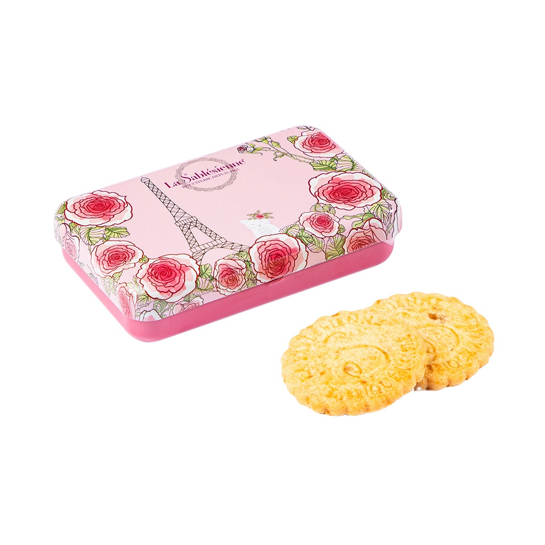 Caramel chips cookies - "A morning in Paris" 35g mini tin