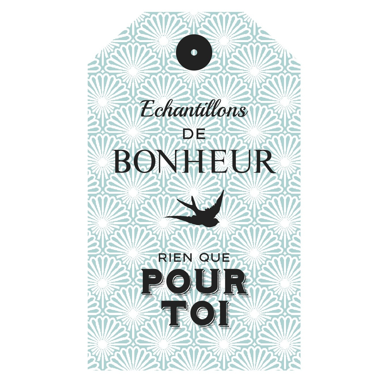 Carte Échantillon de Bonheur