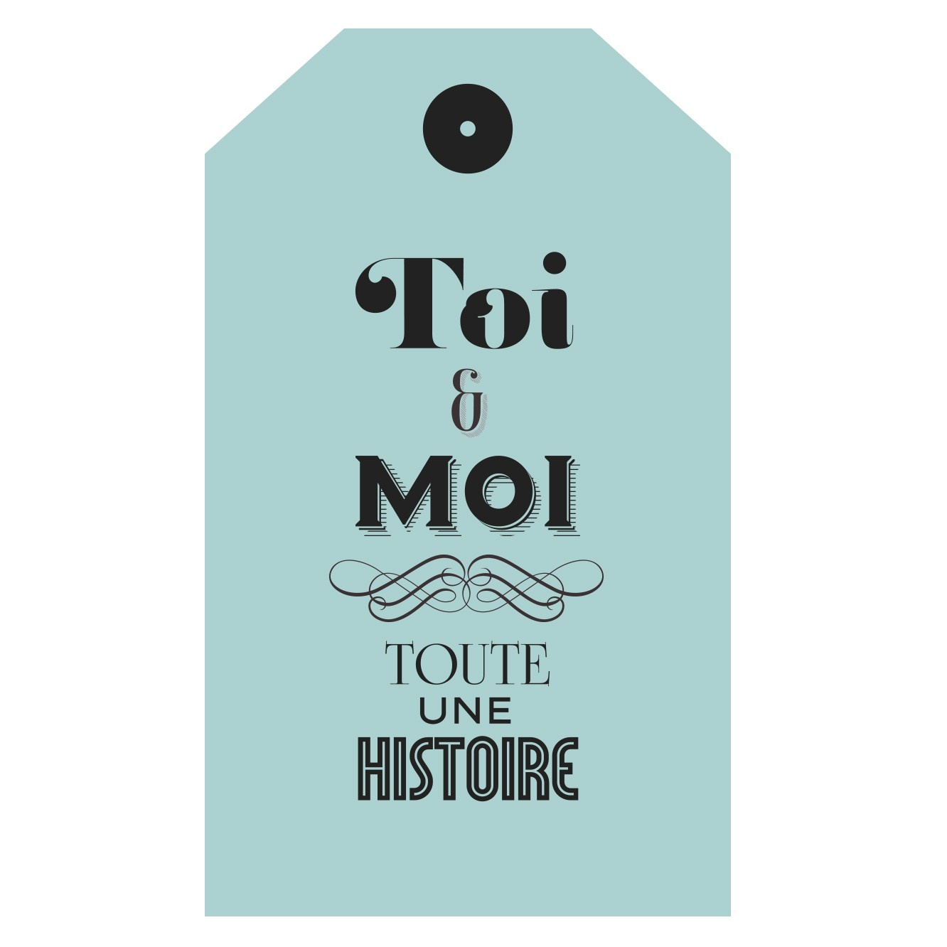 Carte personnalisée "Toi et Moi"