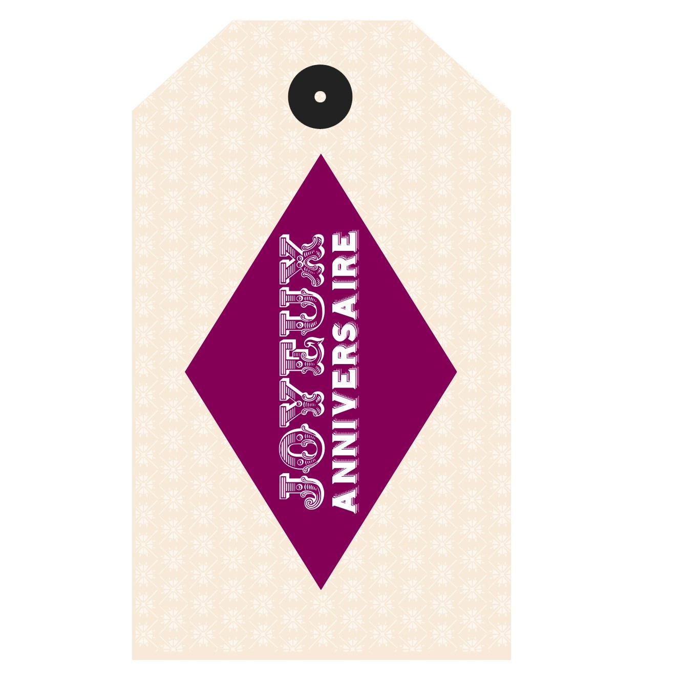 Carte personnalisée "Joyeux Anniversaire"