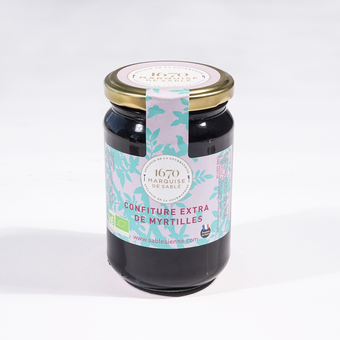 Organic blueberries jam - 350g