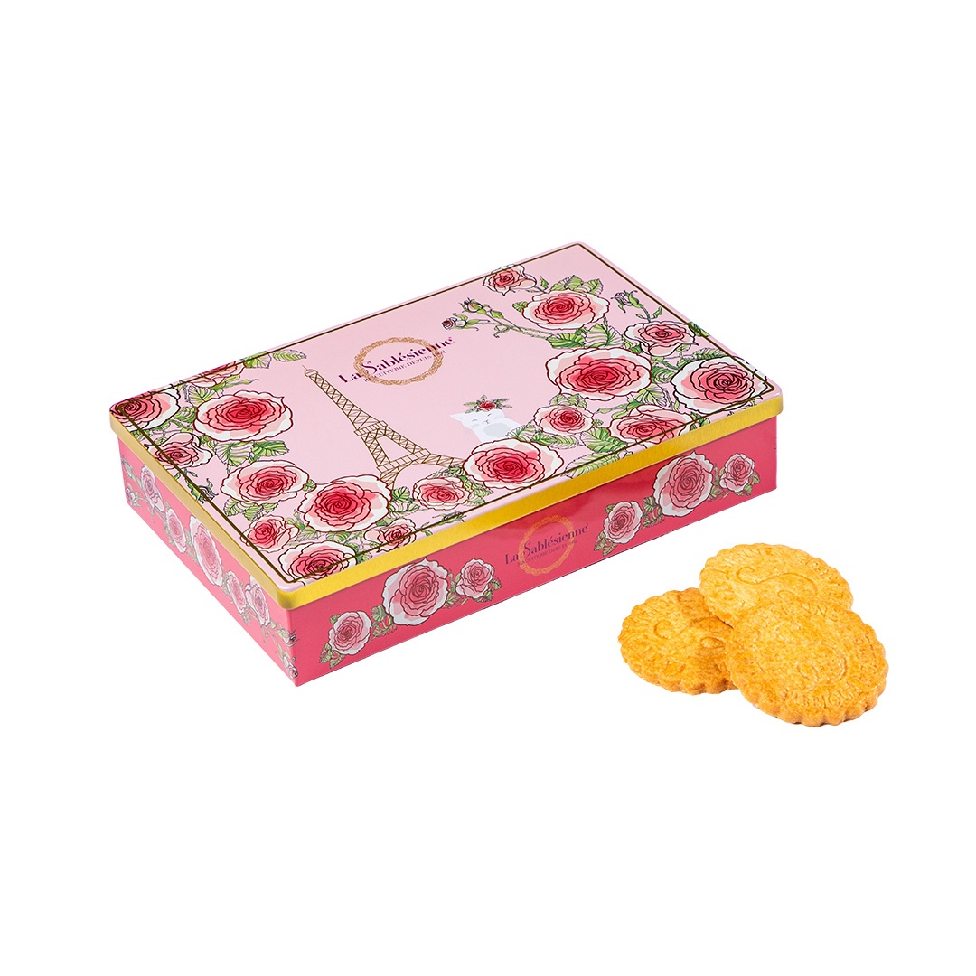 Plain butter cookies - "A morning in Paris" 150g tin