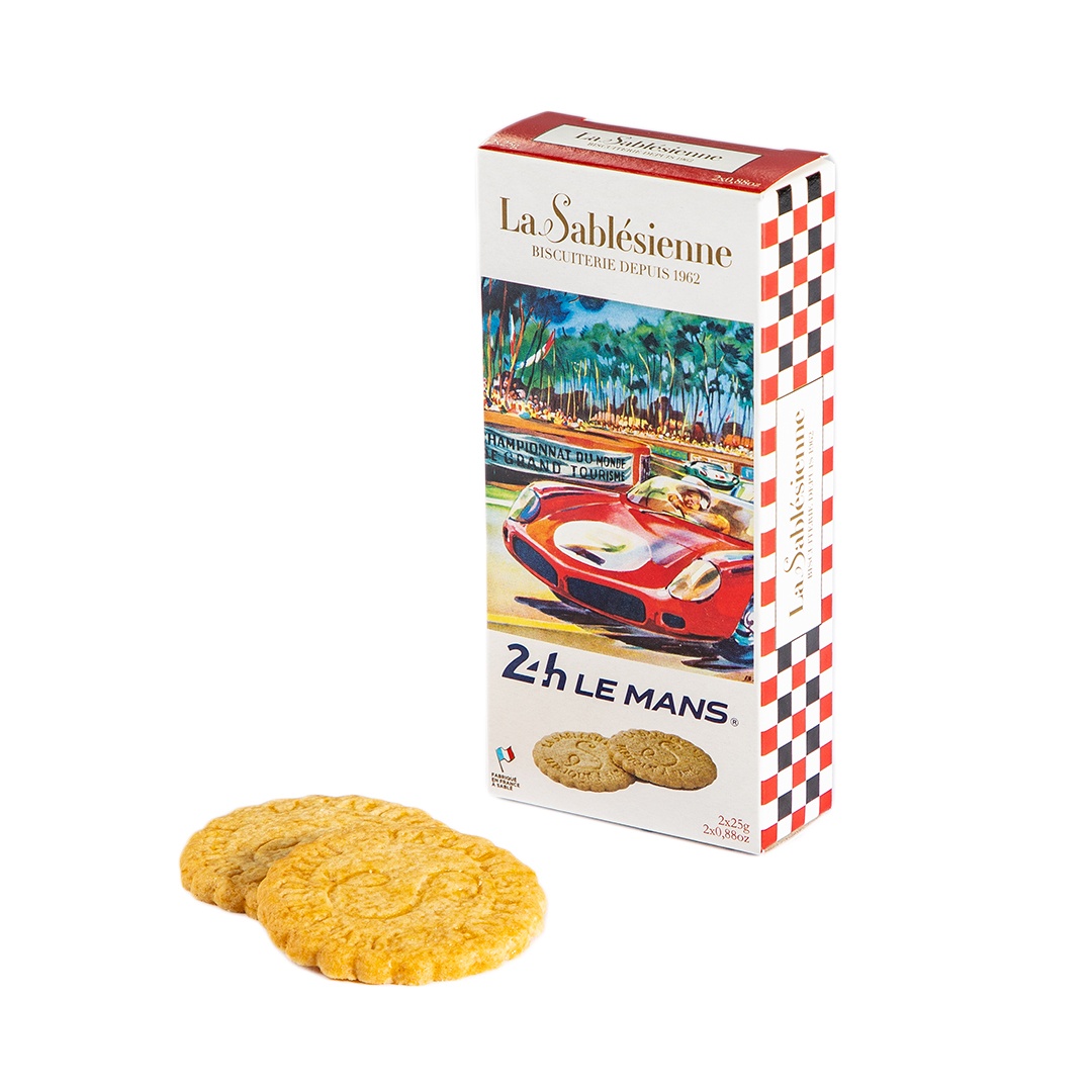 Plain butter cookies - Mini case 24h of Le Mans n°4 - 50g