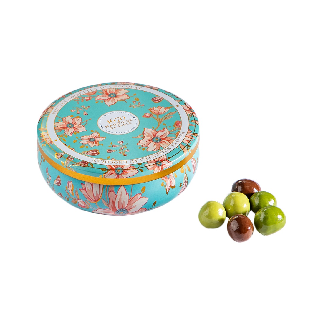Les petites noisettes chocolat - boite métal 140g