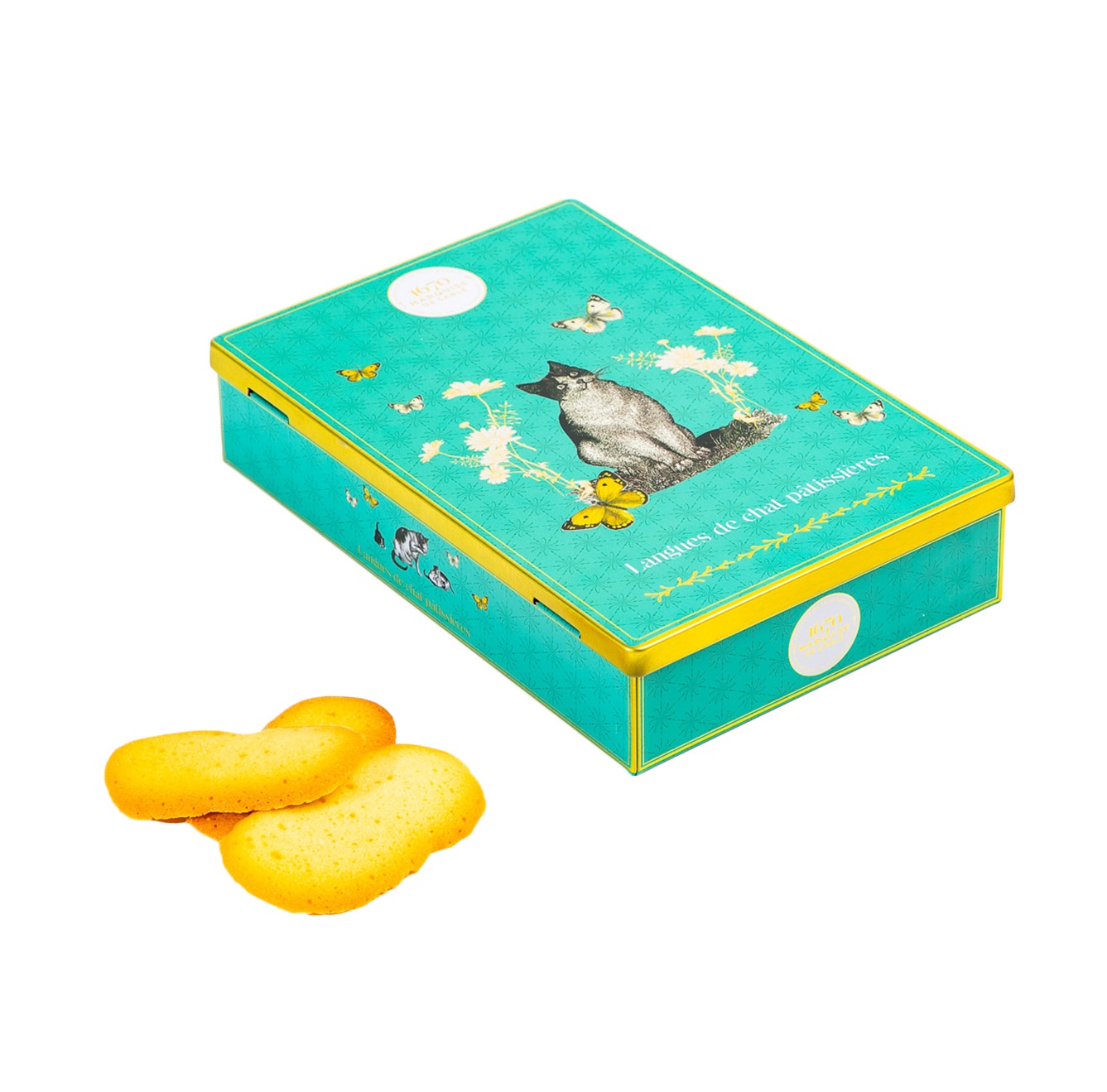 Cat tongues tin - Marquise de sablé - 160g