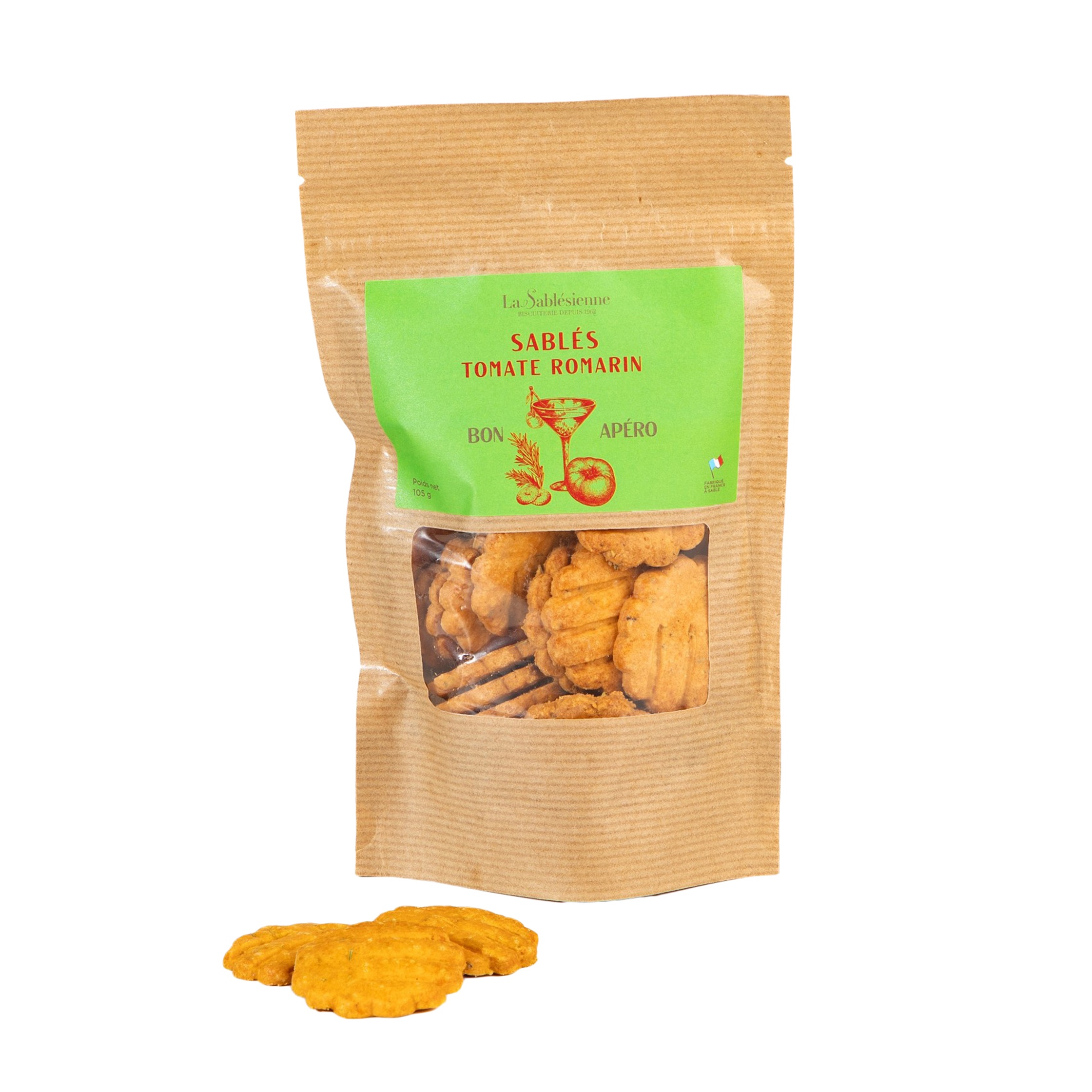 Tomato Rosemary small biscuit - 40g