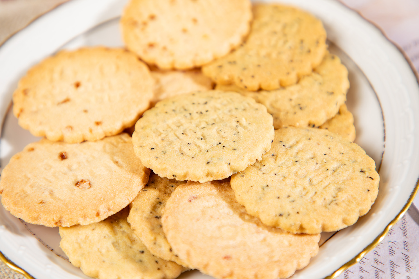 Biscuits sablés Thé bergamote - étui 100g