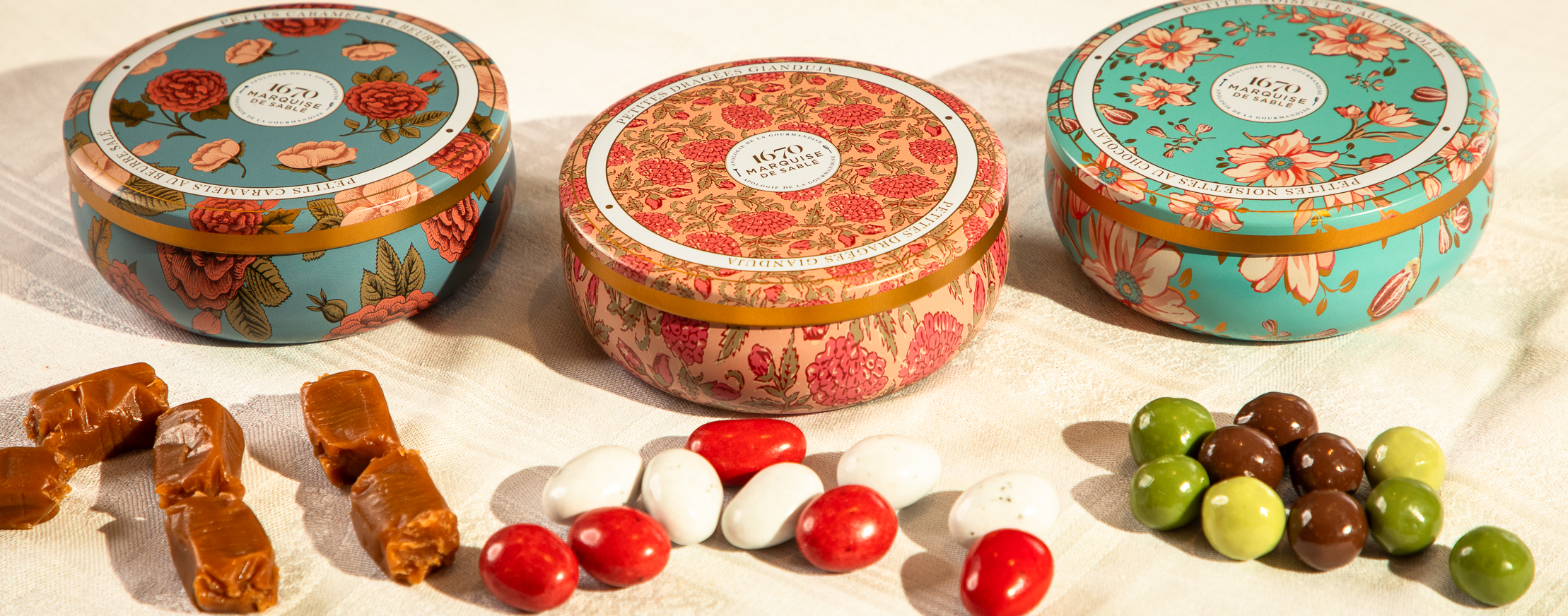 Galets Gianduja - boite métal 140g
