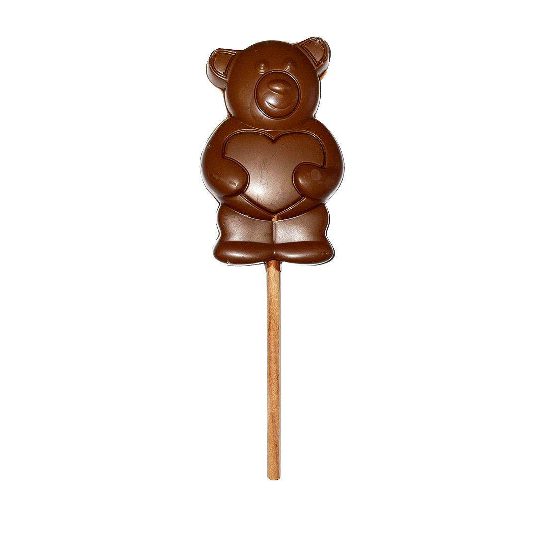 Sucette chocolat lait Animaux 15g